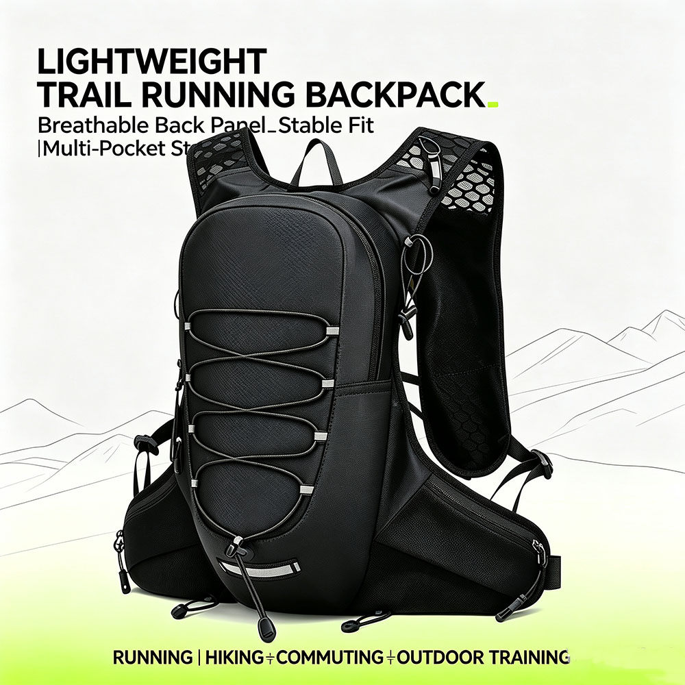 Reflective Cycling Vest - Plecak do biegania z systemem nawadniającym,