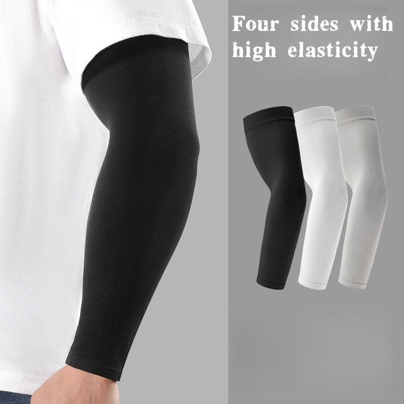 Cycling Protective Gear - 2 szt. Rękawki z jedwabiu lodowego,