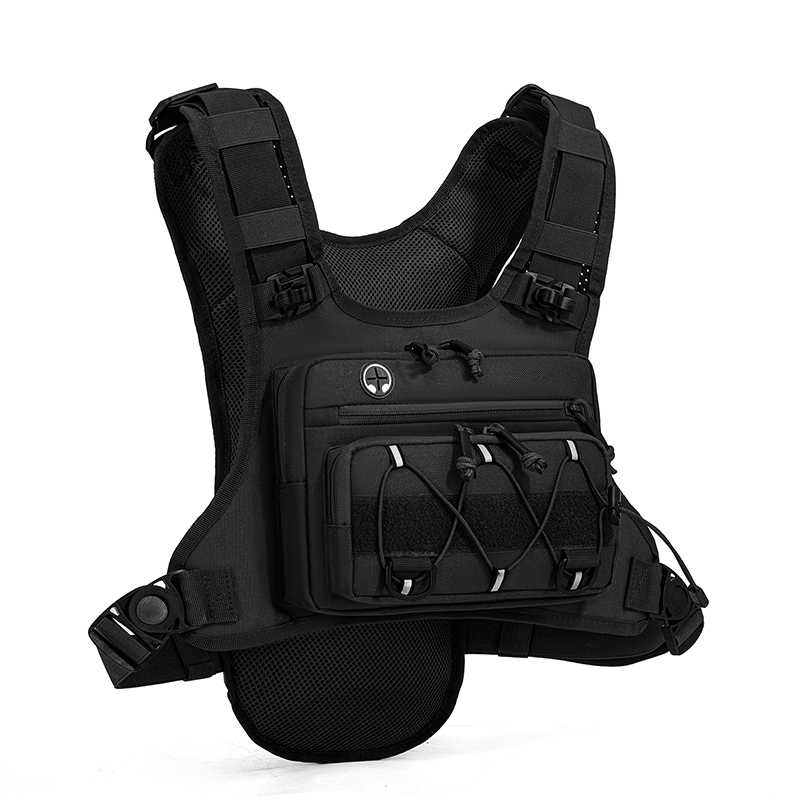 Reflective Cycling Vest - Torba Taktyczna Przednia Saszetka na Klatkę