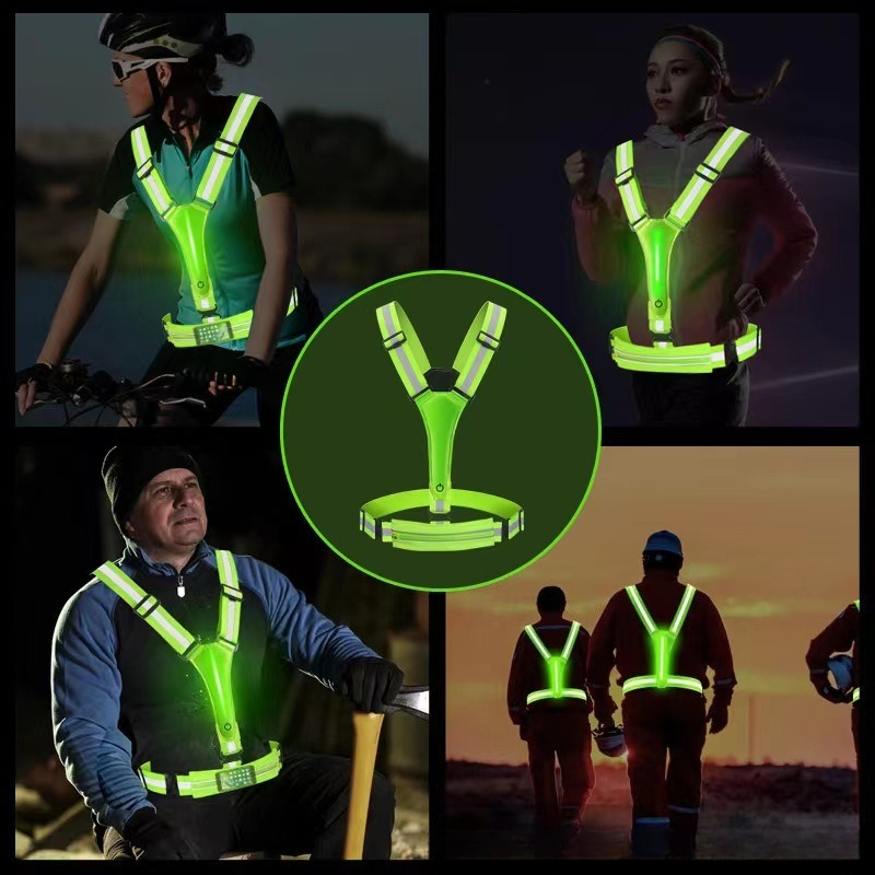 Kamizelka odblaskowa LED, świe – Reflective Cycling Vest recenzja i cena
