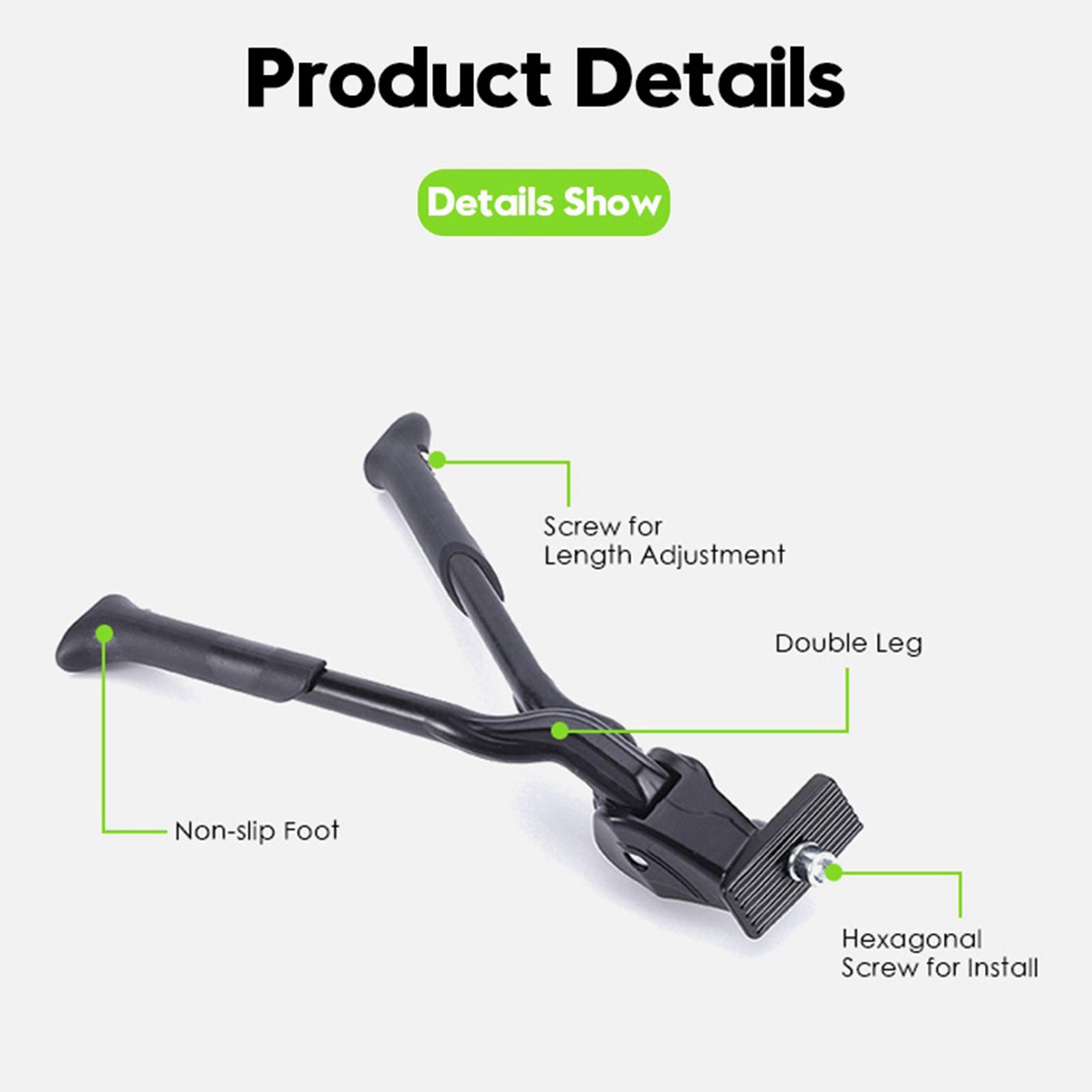 Wytrzymała dwunożna podpórka r – Bicycle Kickstand recenzja i cena