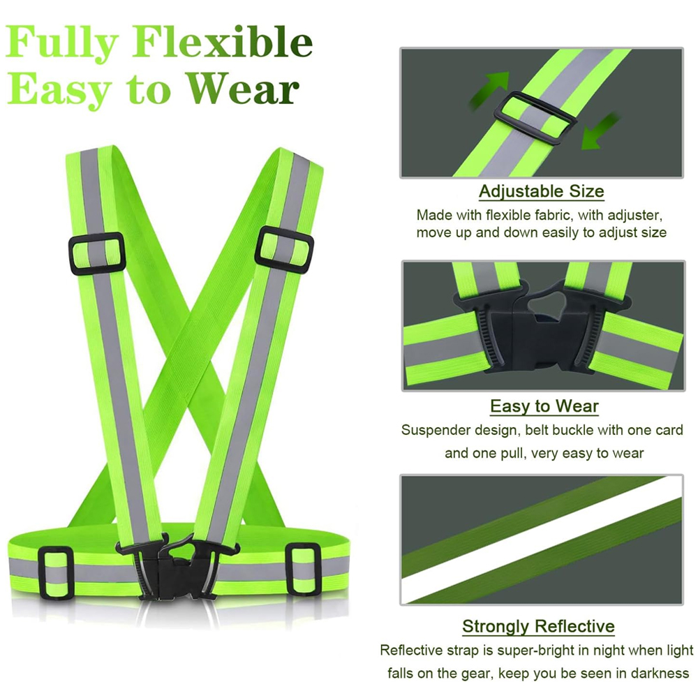 Kamizelka do biegania nocą, od – Reflective Cycling Vest recenzja i cena