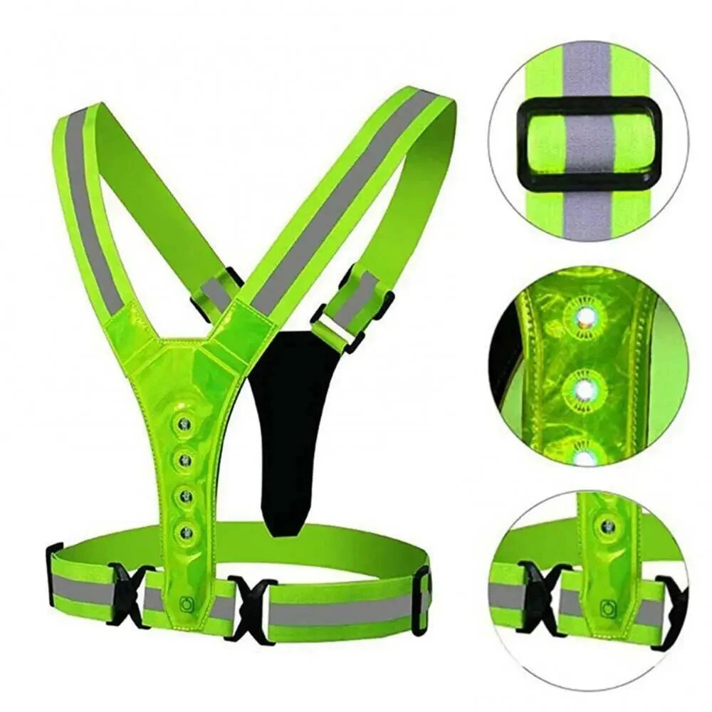 Kamizelka LED do biegania, odb – Reflective Cycling Vest recenzja i cena