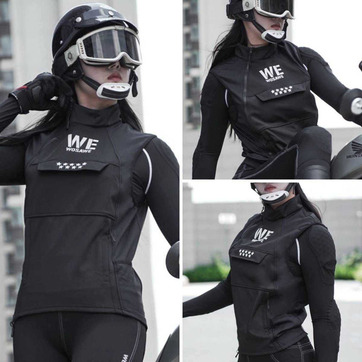 Kamizelka motocyklowa zimowa W – Reflective Cycling Vest recenzja i cena